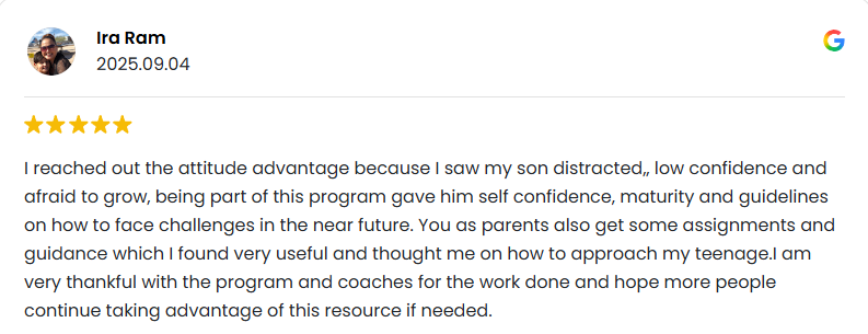Google review: Ira Ram