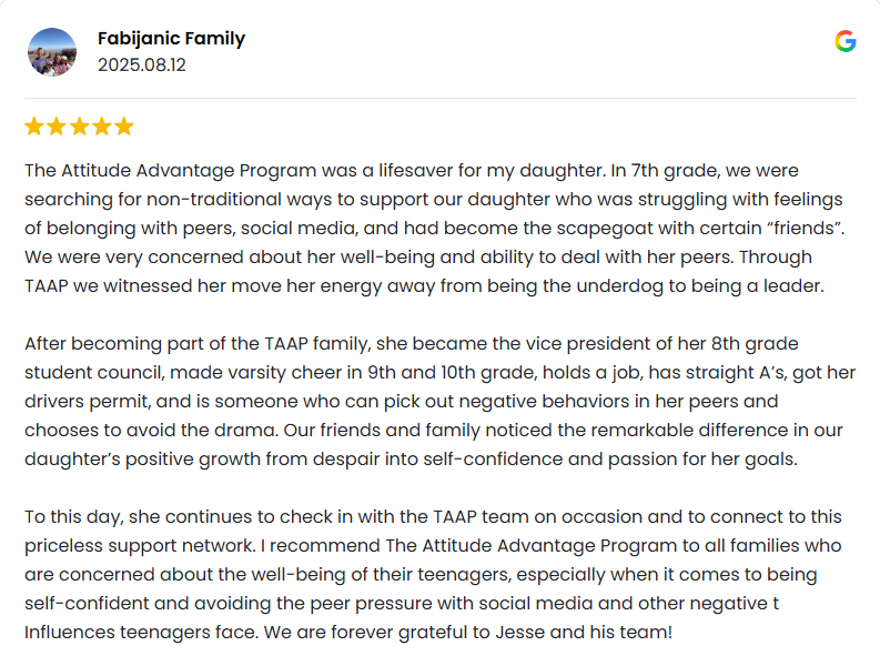 Google review: Fabijanic Family