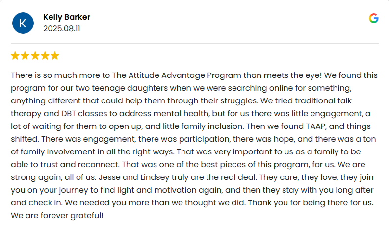 Google review: Kelly Barker